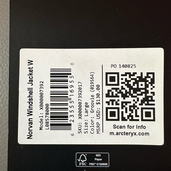 Arc’teryx Norvan Ultralight Windshell Jacket L Groovie - Picture 7 of 9
